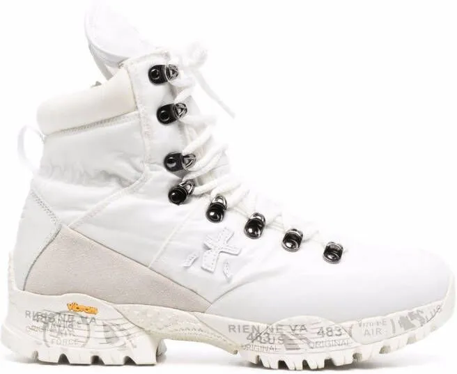 Premiata MidTrecD lace-up ankle boots White