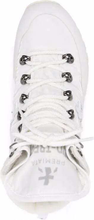 Premiata MidTrecD lace-up ankle boots White