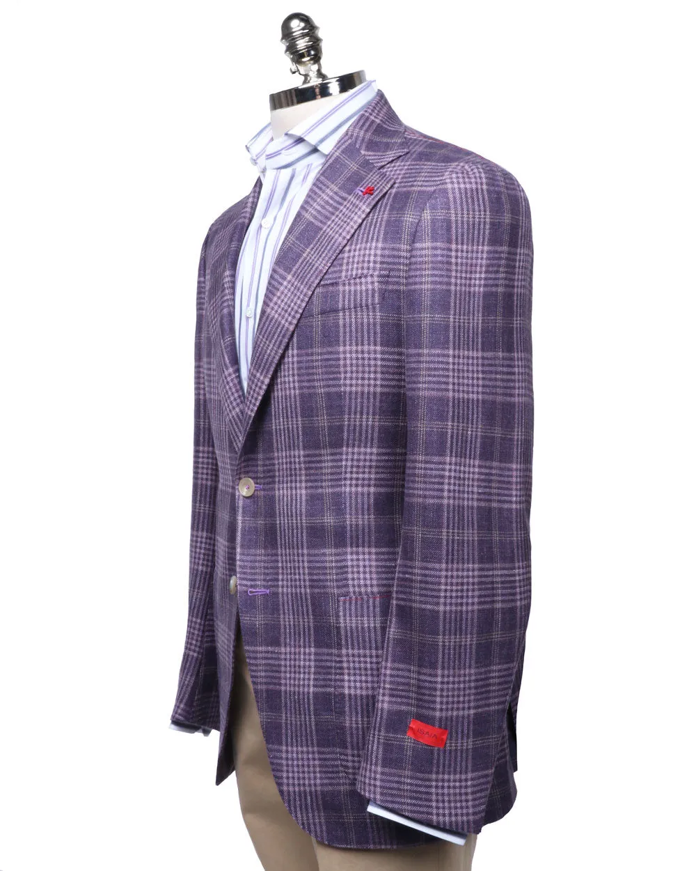 Purple and Lavender Plaid Sportcoat