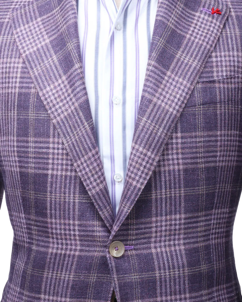 Purple and Lavender Plaid Sportcoat