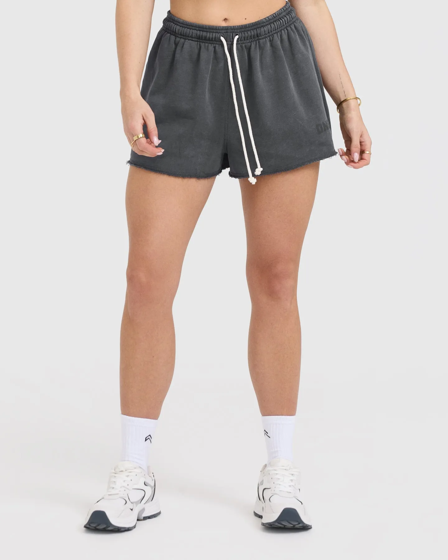 Raw Lounge Oversized Shorts | Coal