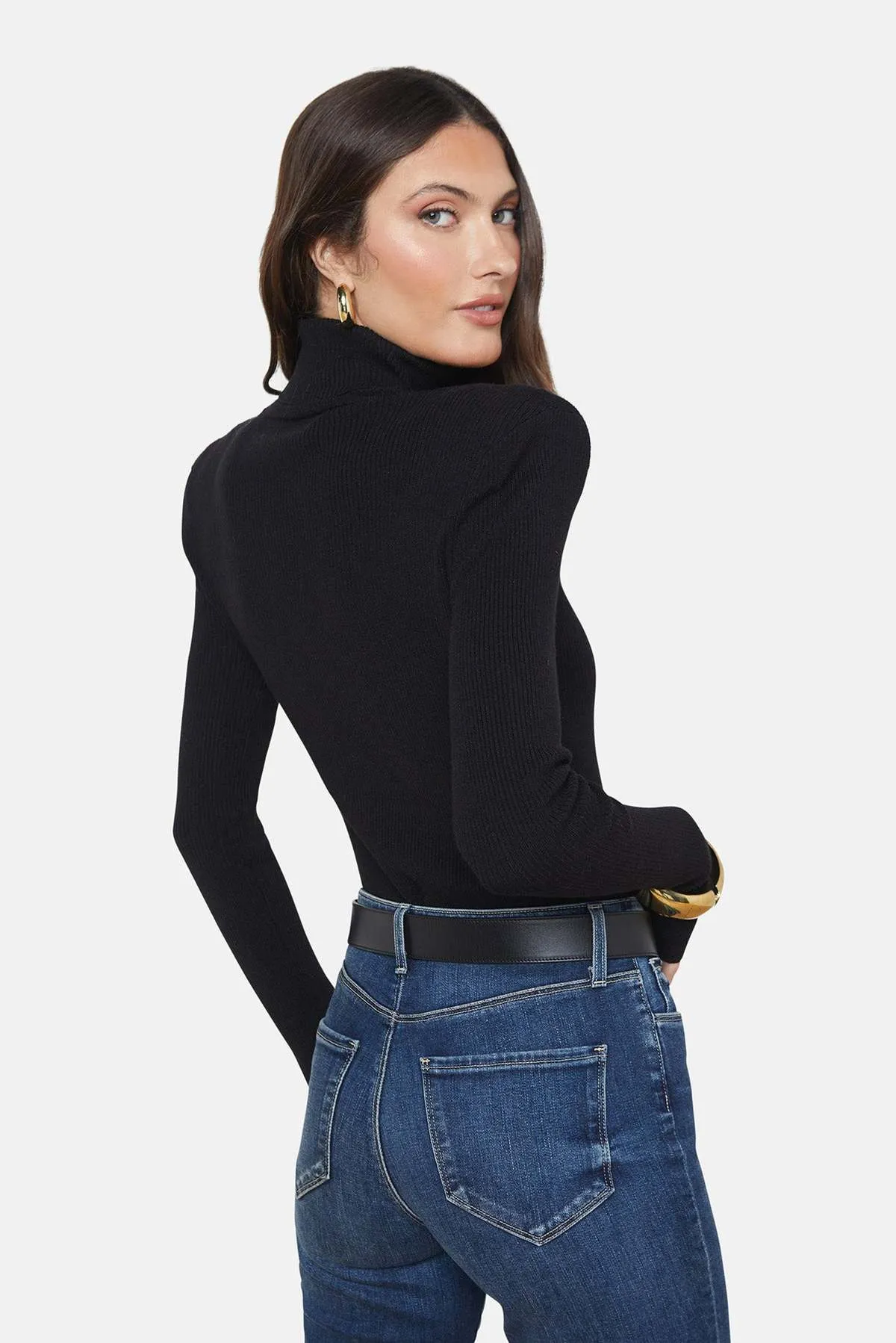 Reeves Turtleneck Sweater - Black