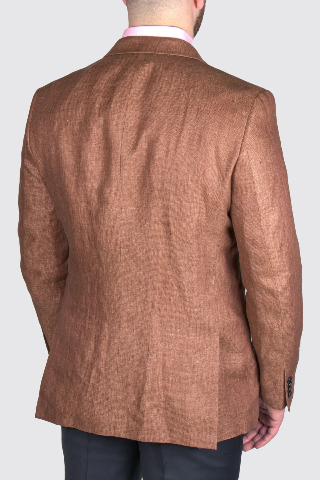 Rembrandt Whetu Linen Blazer Brown