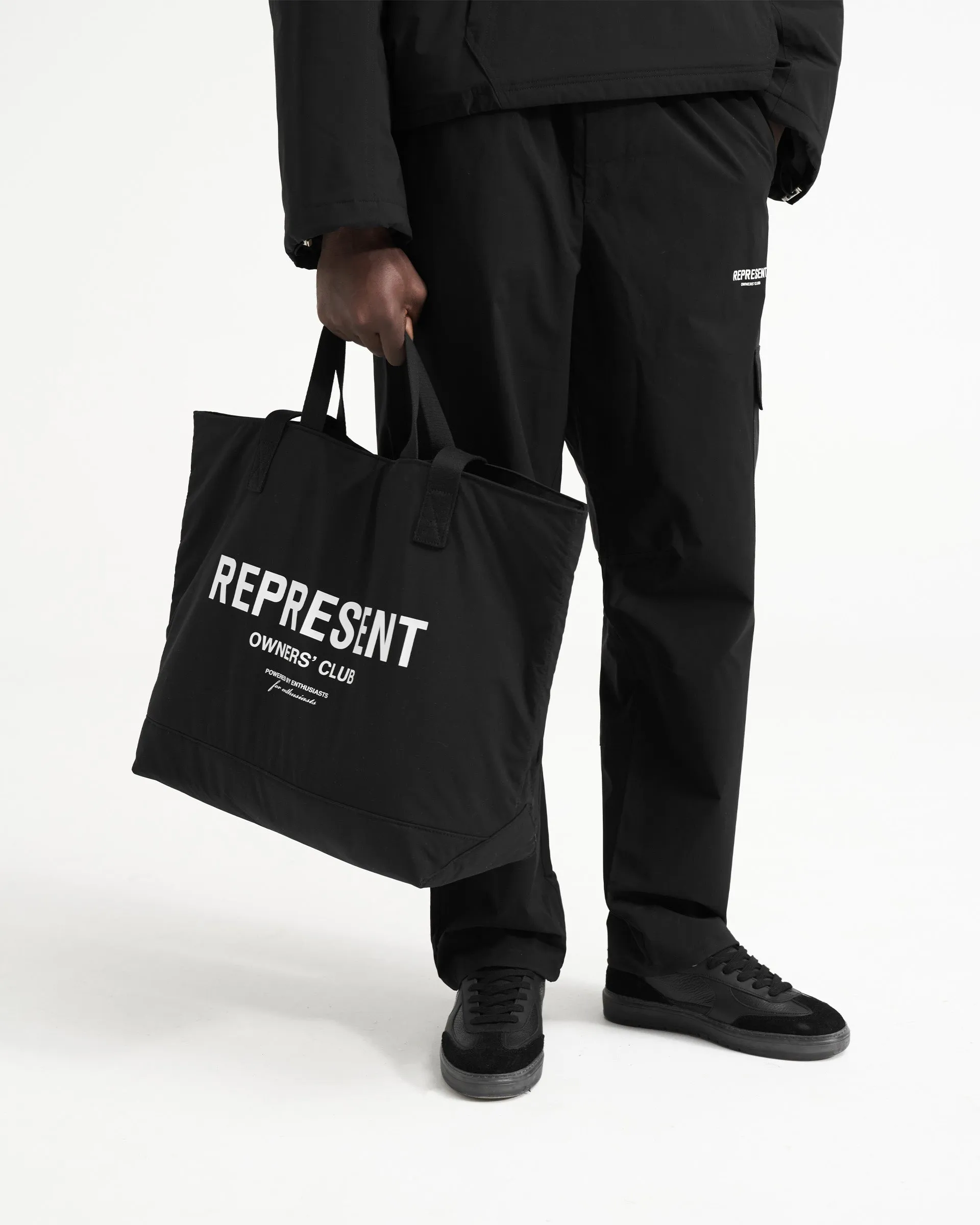 Represent Owners Club Woven Tote Bag - Black