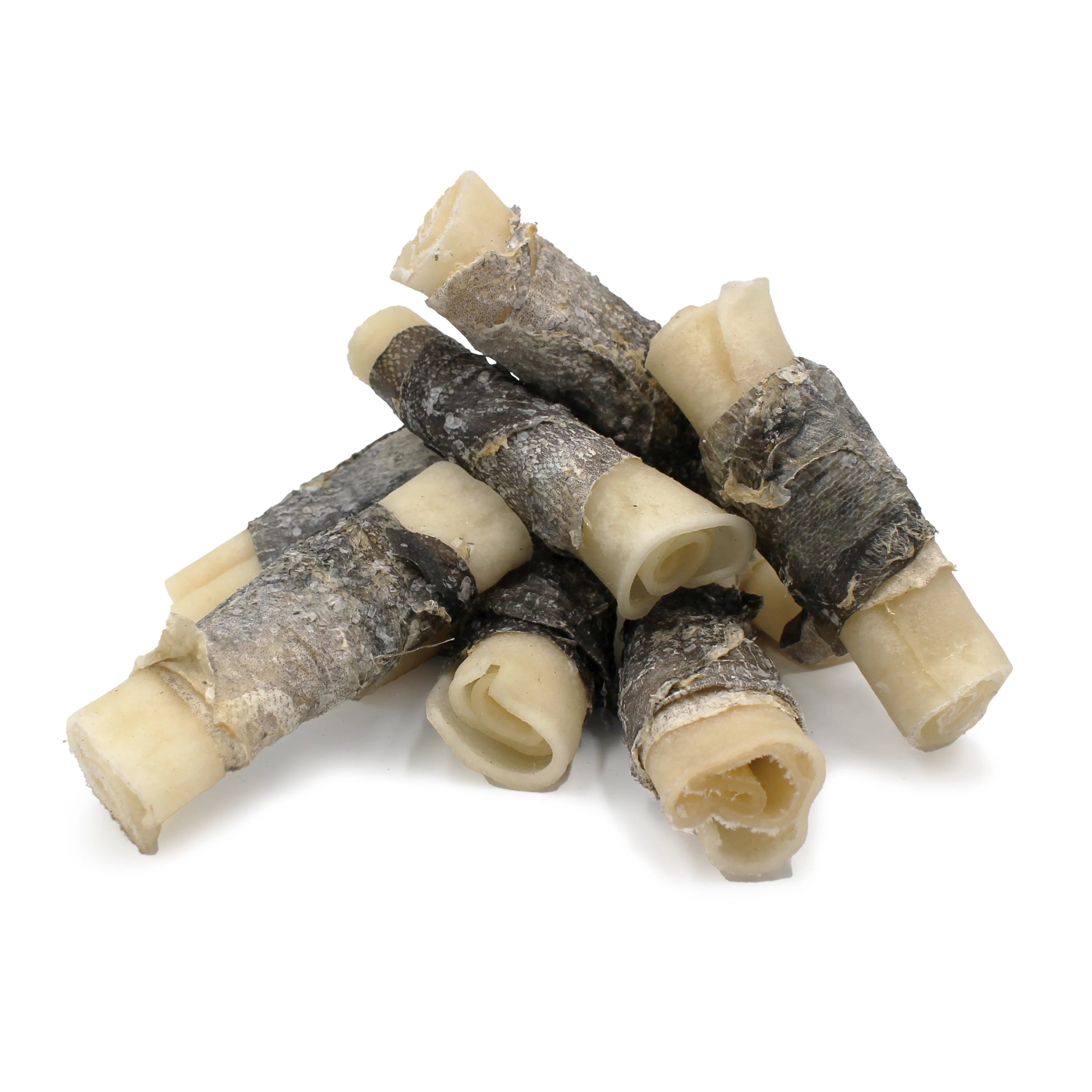 Rolled Beef Collagen Stick with Cod Skin