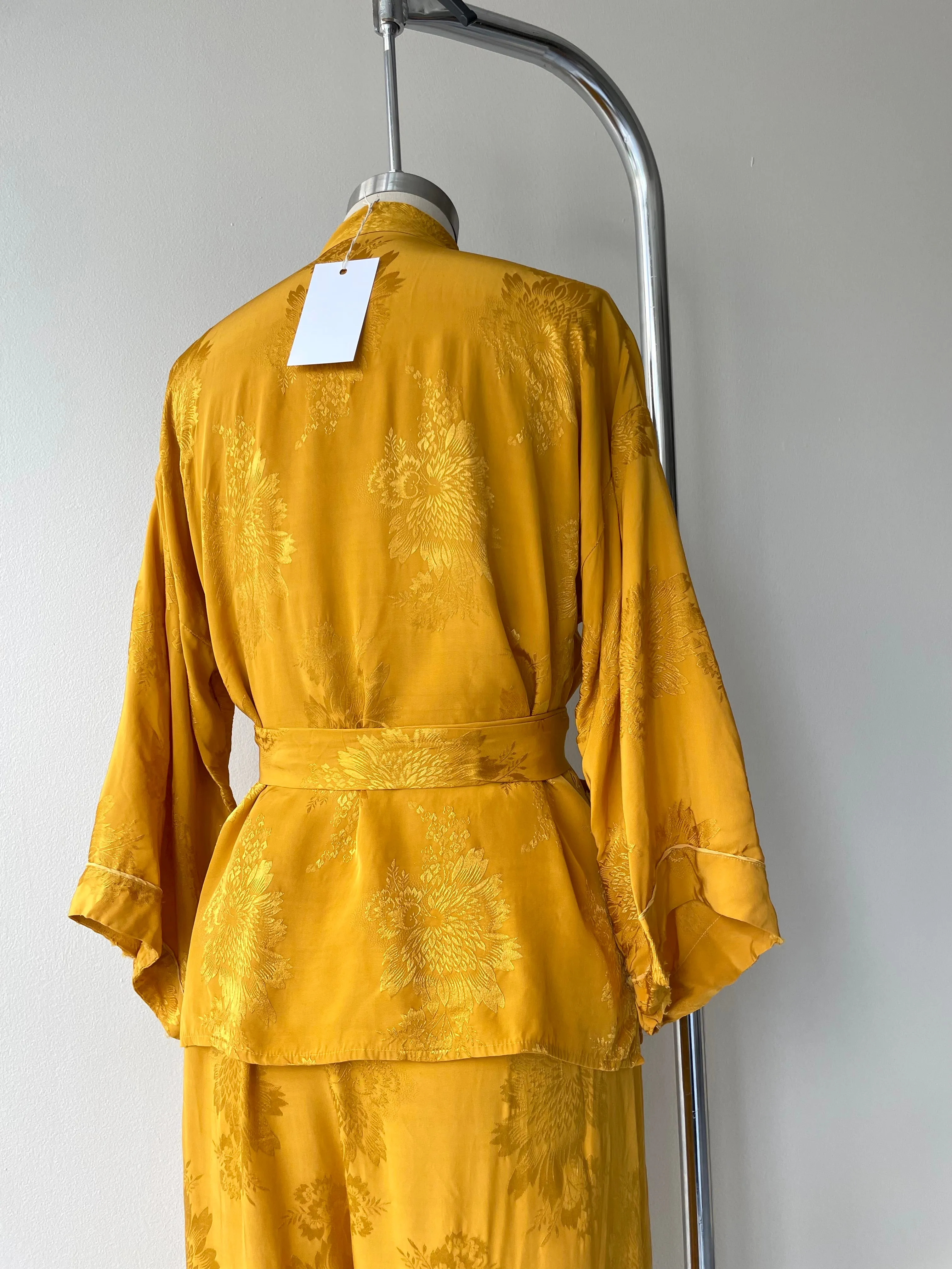 Saffron Rayon Lounge Set | 1950s