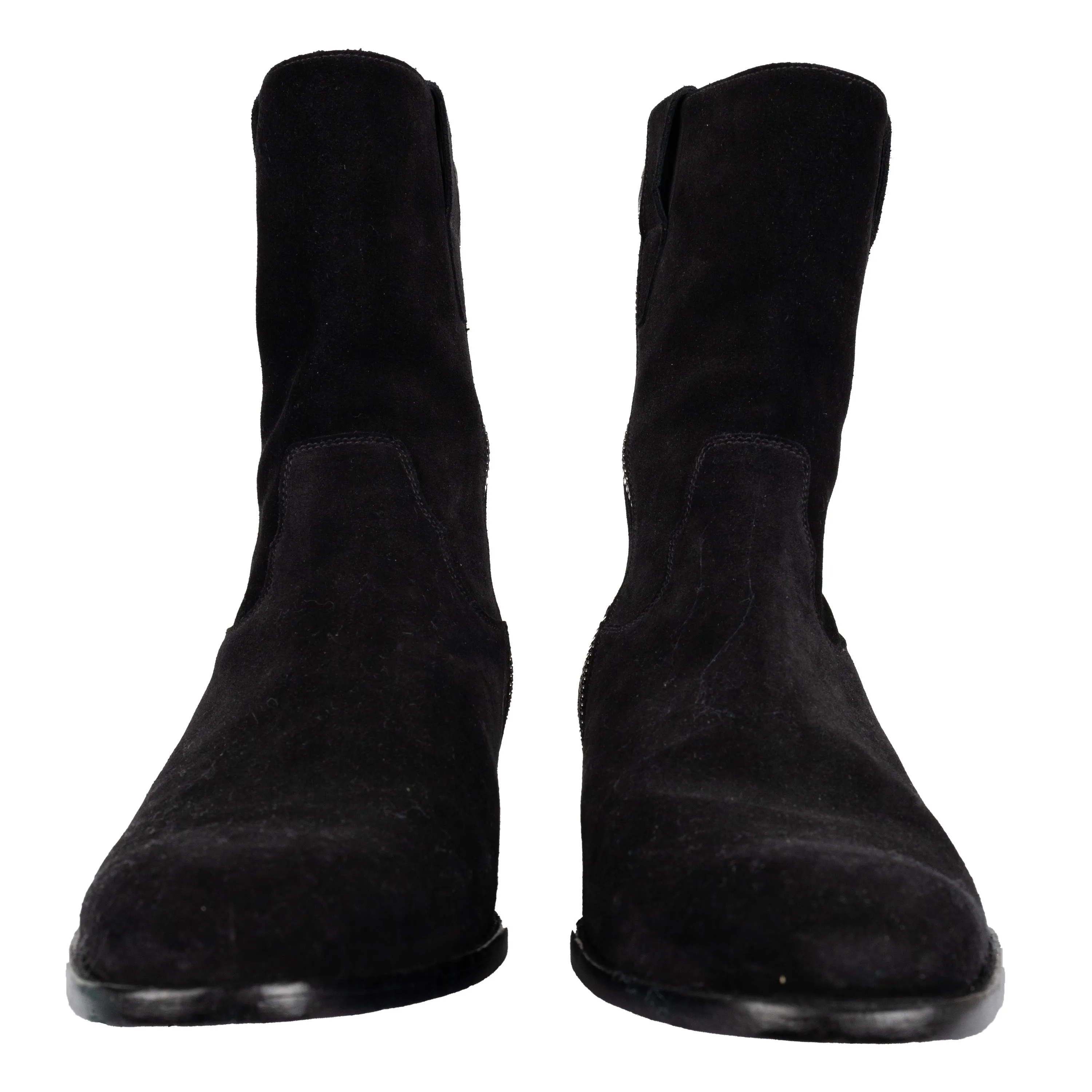 Saint Laurent Suede Ankle Boots - '10s