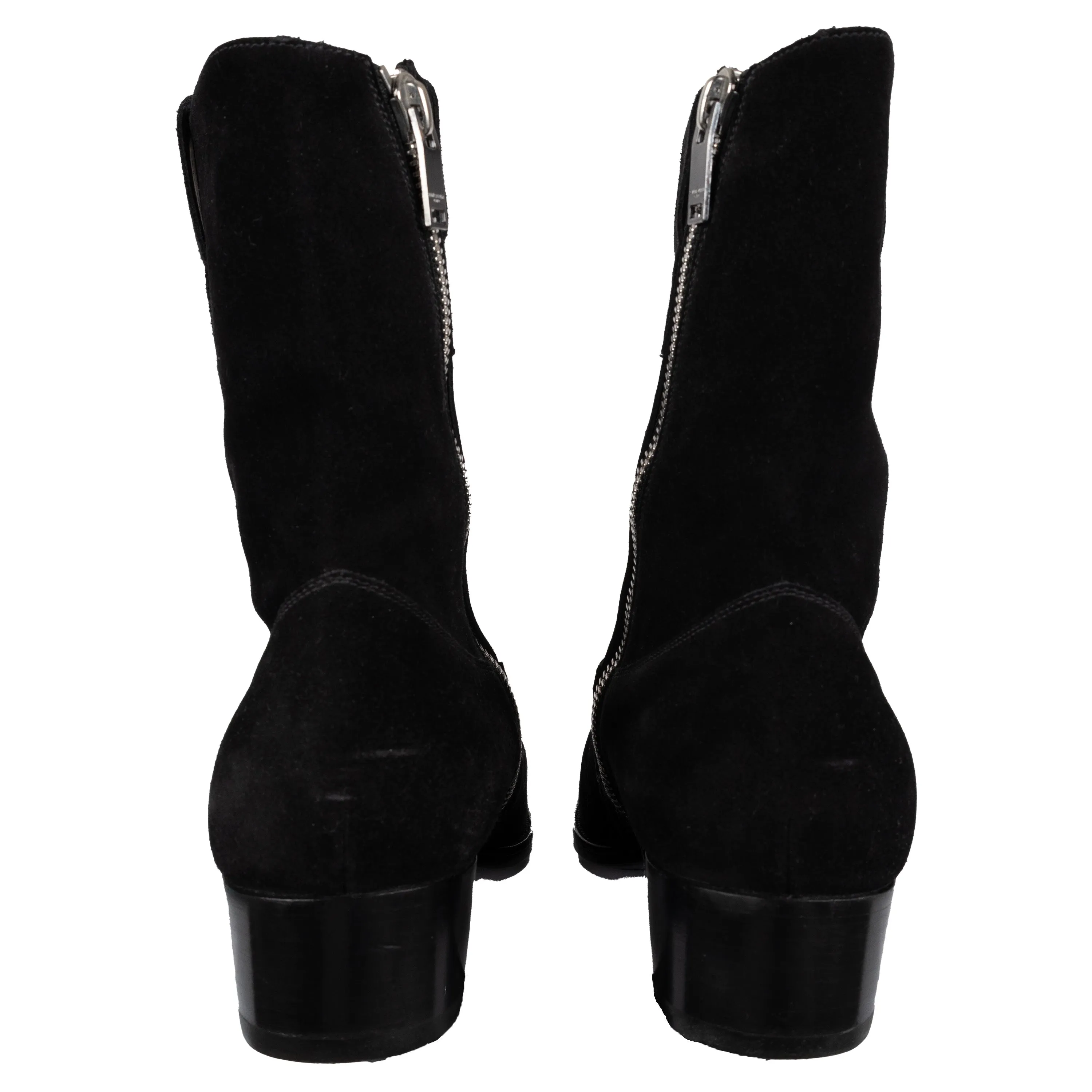 Saint Laurent Suede Ankle Boots - '10s