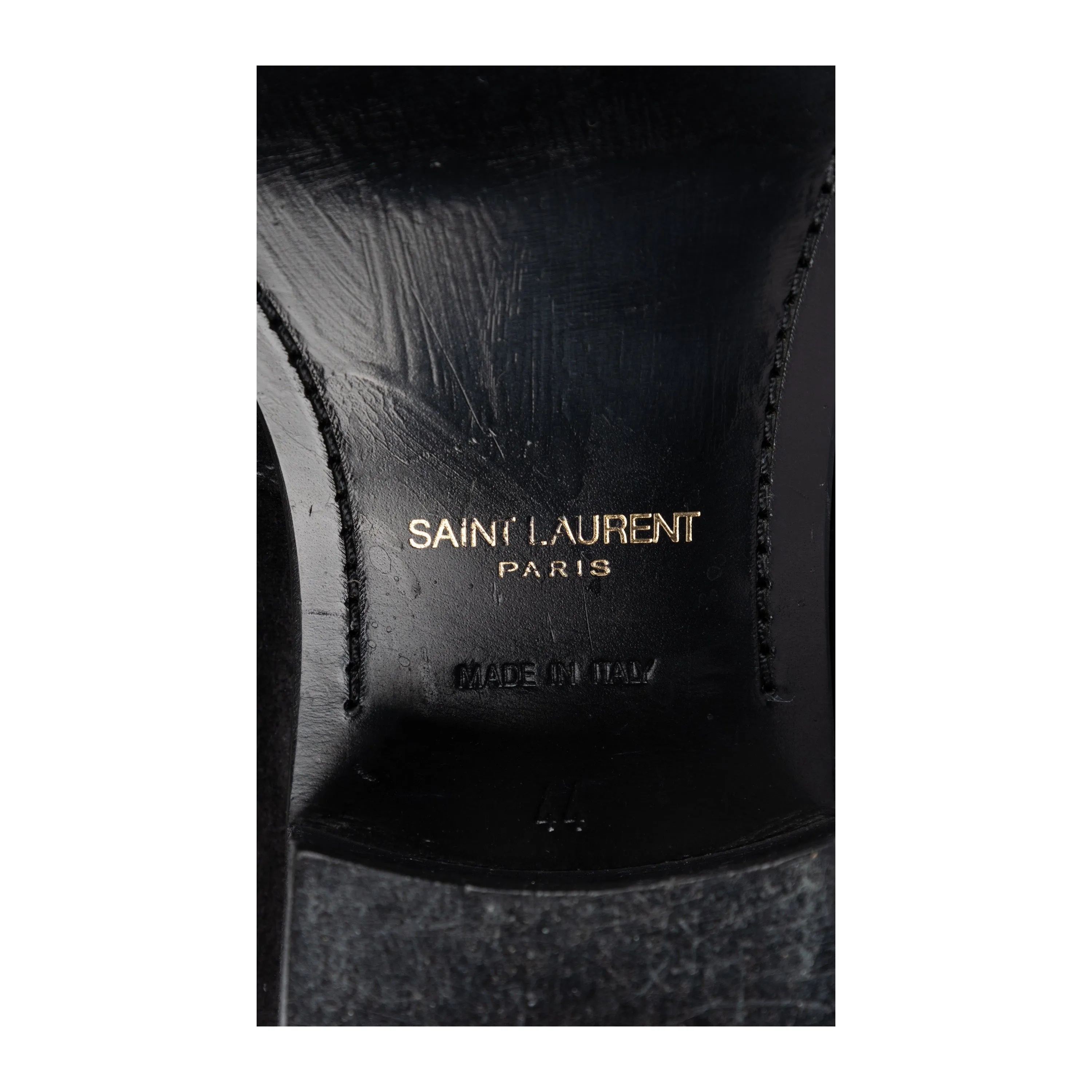 Saint Laurent Suede Ankle Boots - '10s