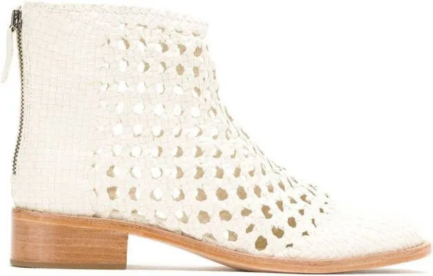 Sarah Chofakian ankle boots White