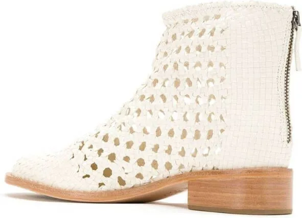 Sarah Chofakian ankle boots White