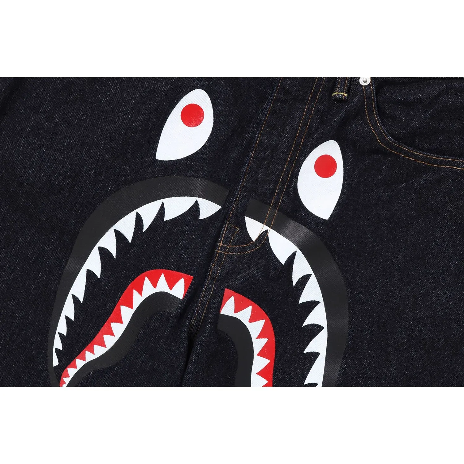 SHARK DENIM SHORTS MENS