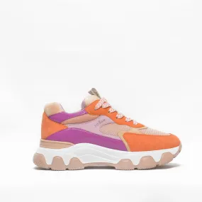 Sneaker Hogan Hyperactive arancio rosa