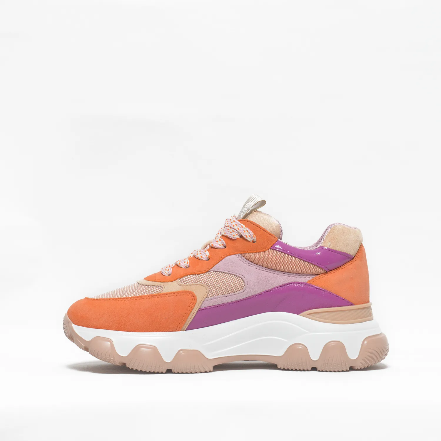 Sneaker Hogan Hyperactive arancio rosa