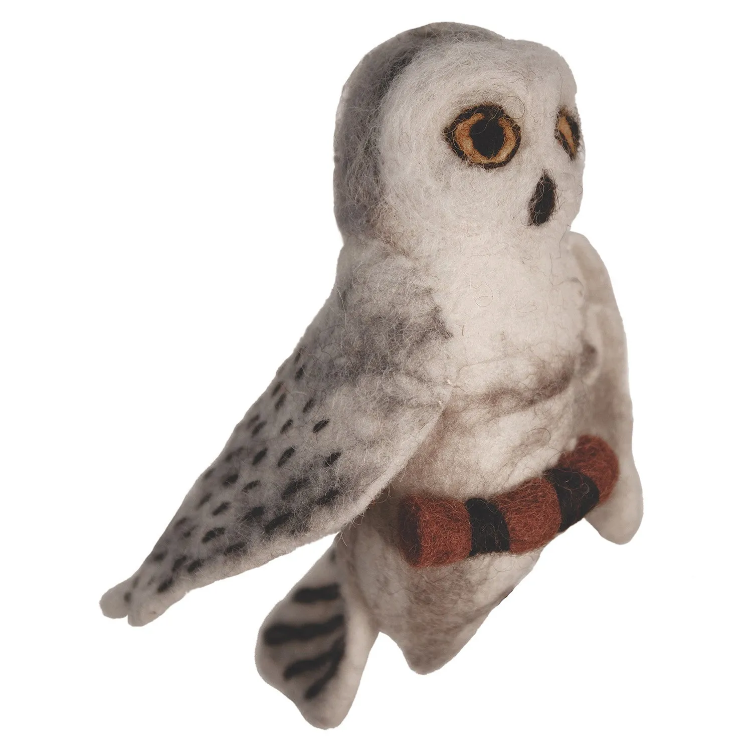 Snowy Owl Felt Ornament