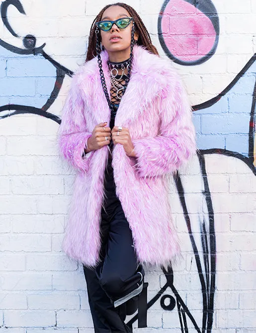 SUGAR HIGH FAUX FUR JACKET  MADE 4 U 