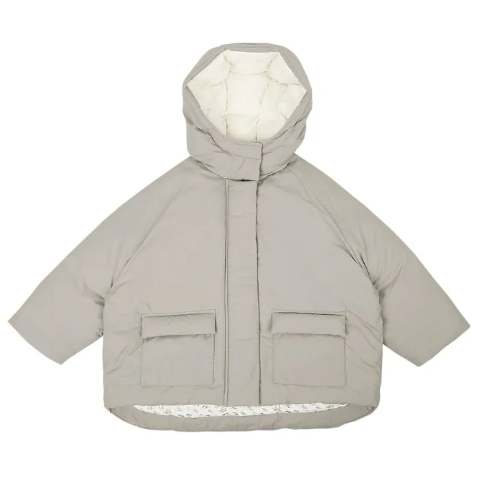 Tambere Child Erif Hooded Puffer Jacket Grey