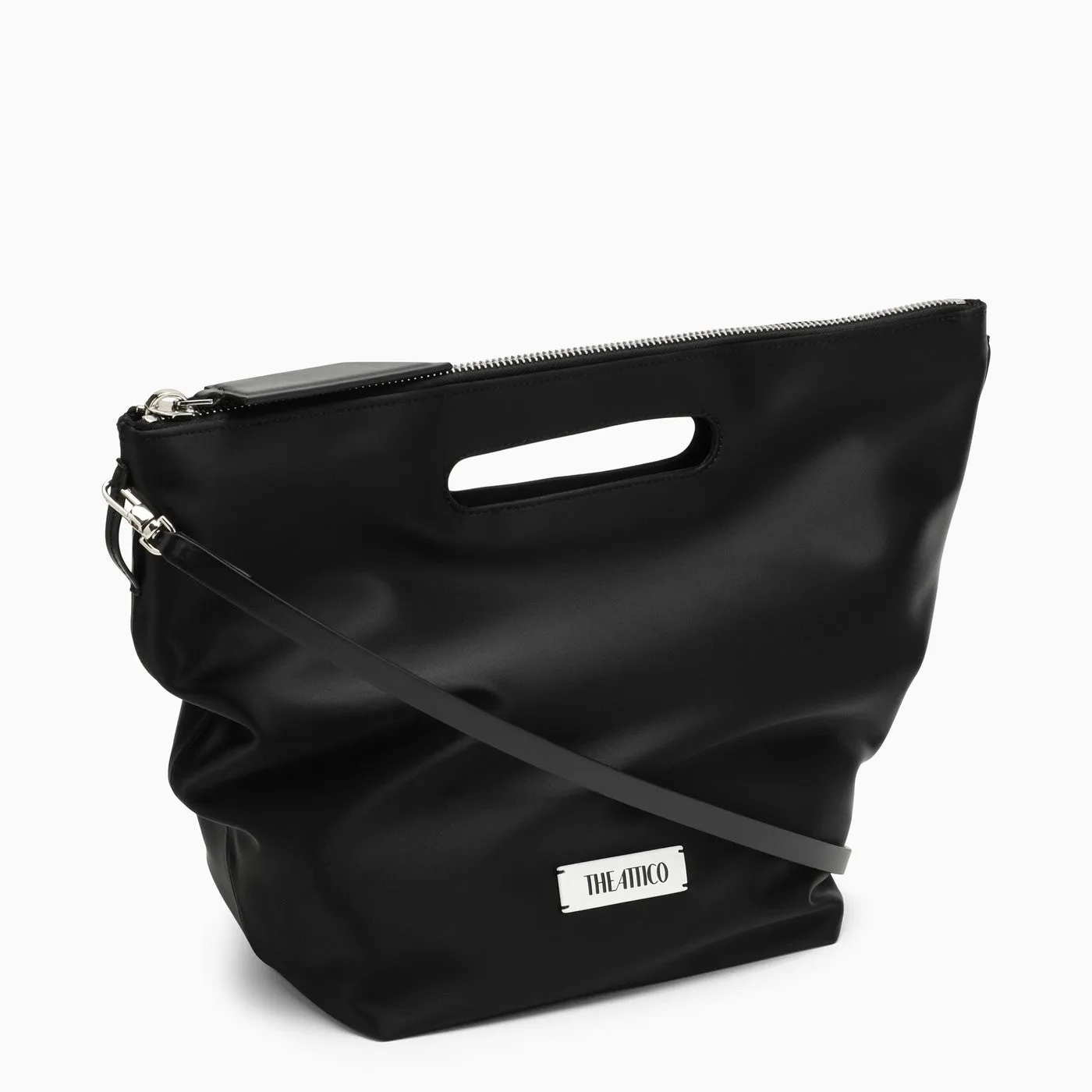 The Attico    The Attico Via Dei Giardini 30 Black Tote Bag