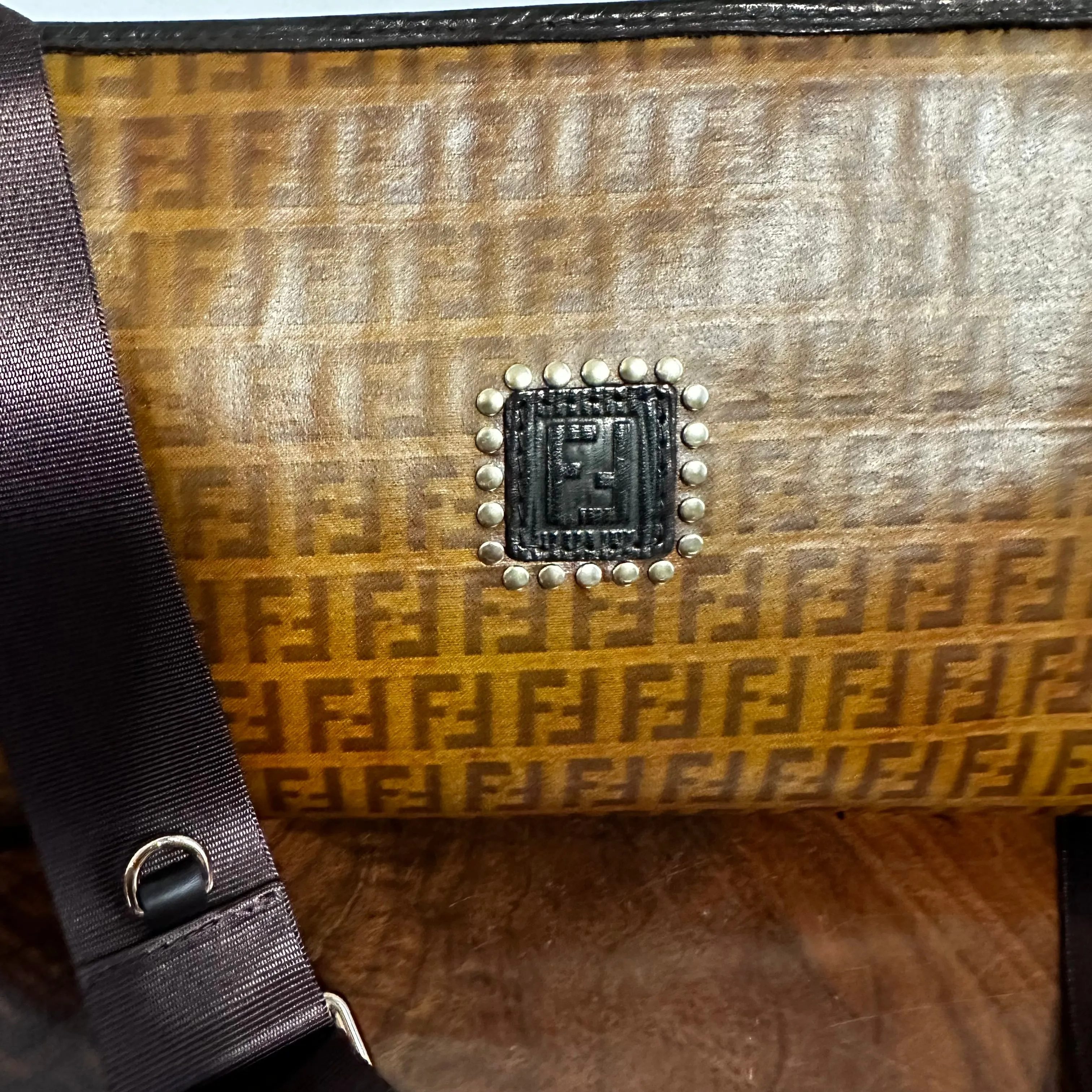 The Swan Crossbody - Vintage Fendi in Brown