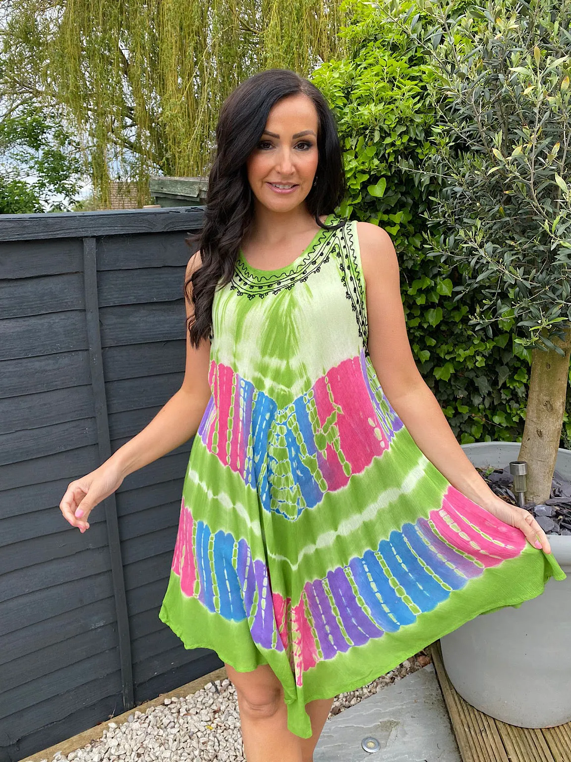 Tie Dye Sun Dress Thea