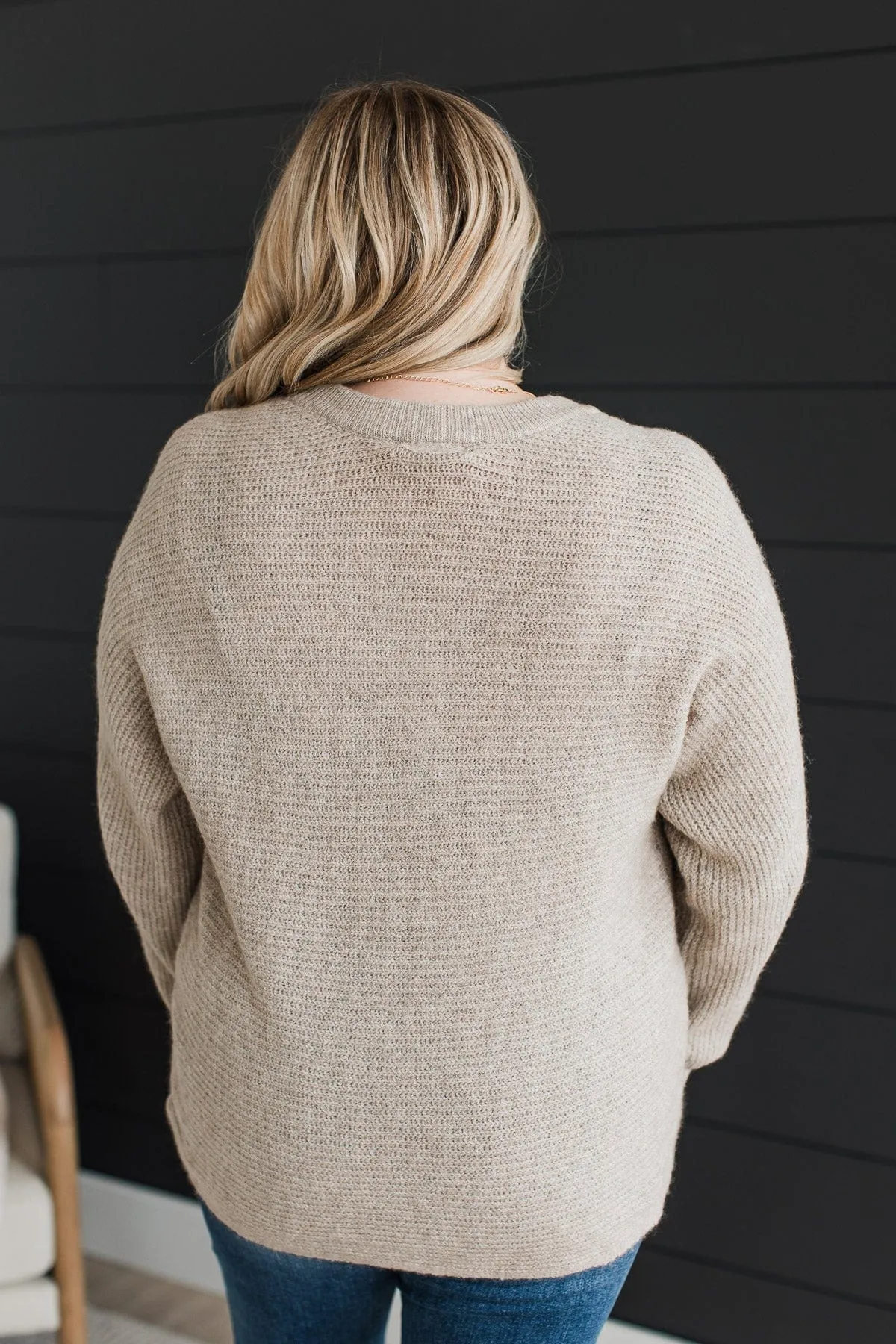 Took My Breath Away Sweater- Oatmeal