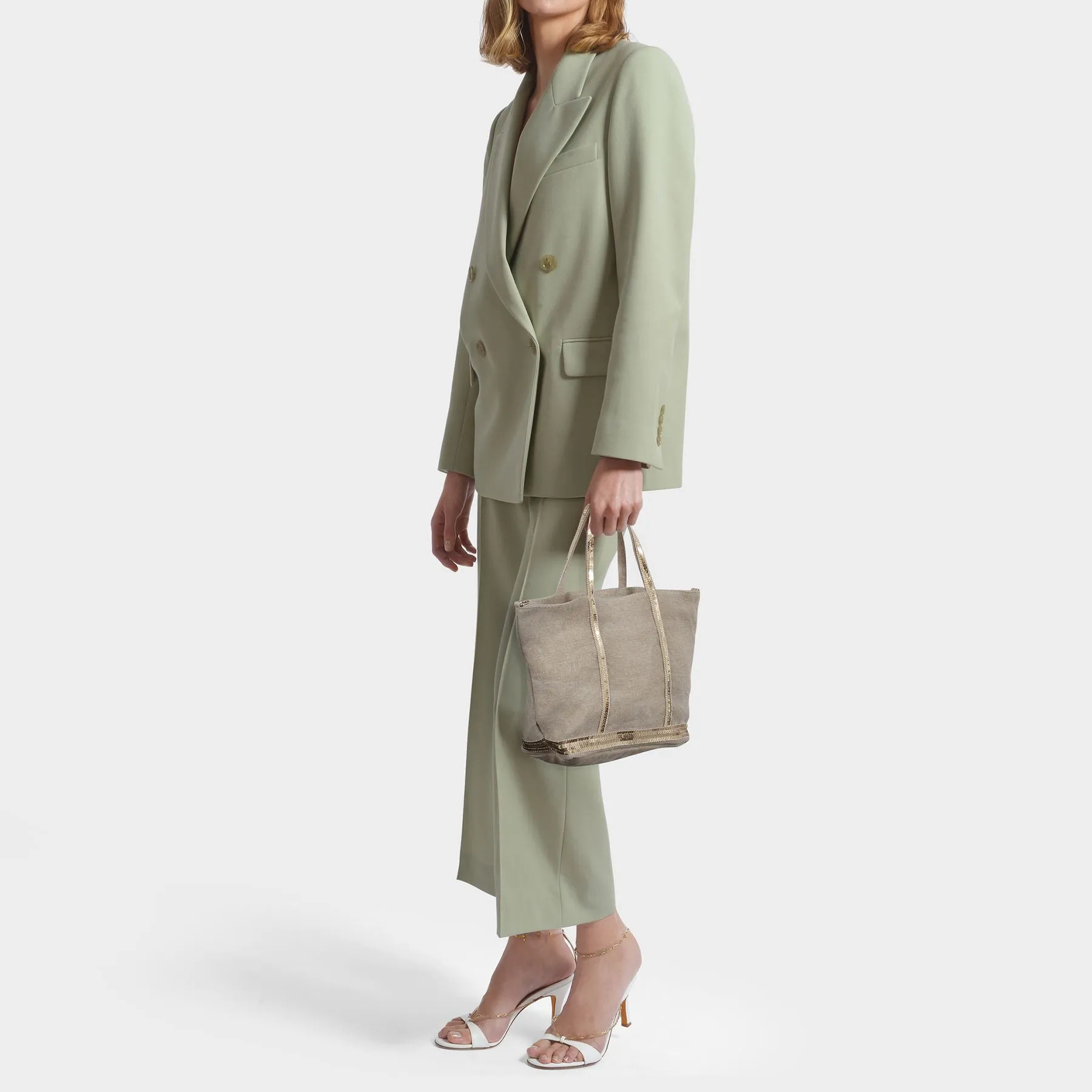 Vanessa Bruno  Cabas S Tote Bag - Vanessa Bruno -  Sand - Linen