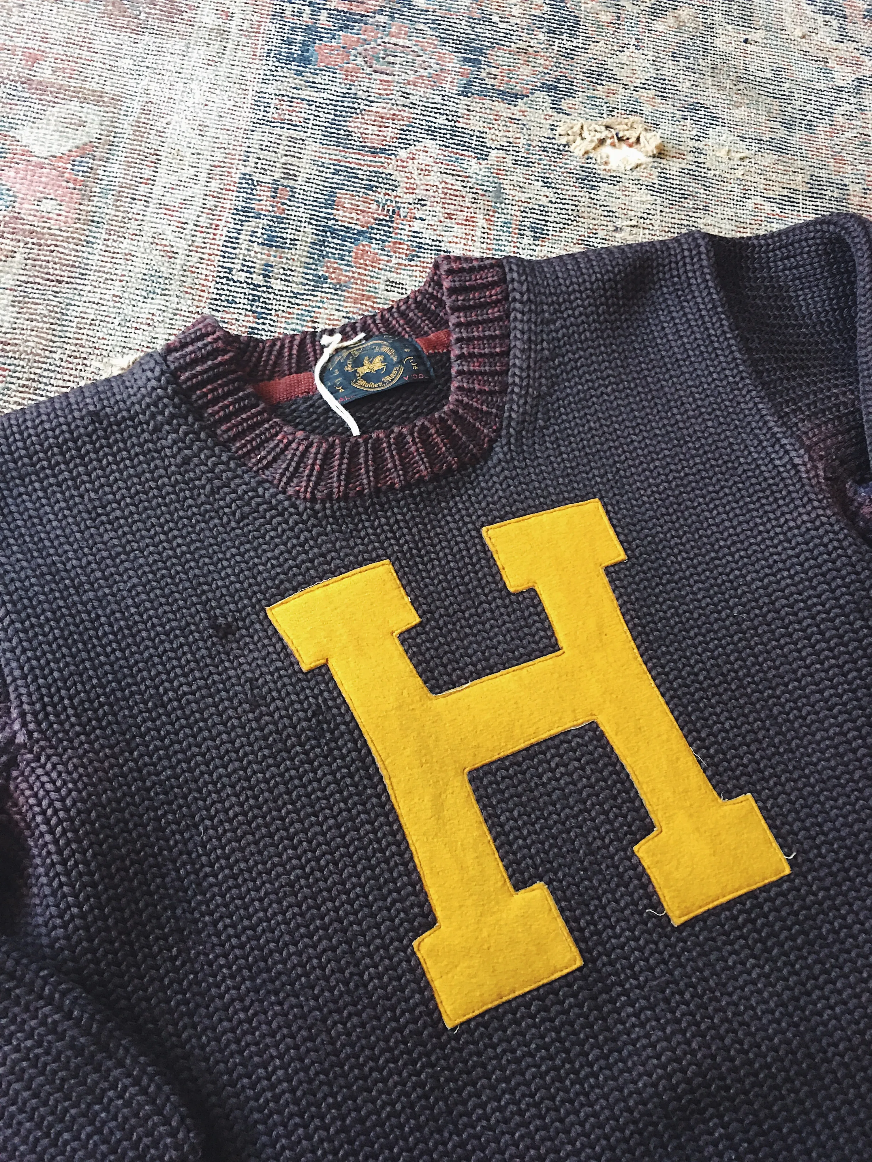 Vintage 1930s Letterman Sweater - Size Small