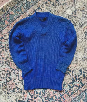 Vintage Blue Varsity Sweater