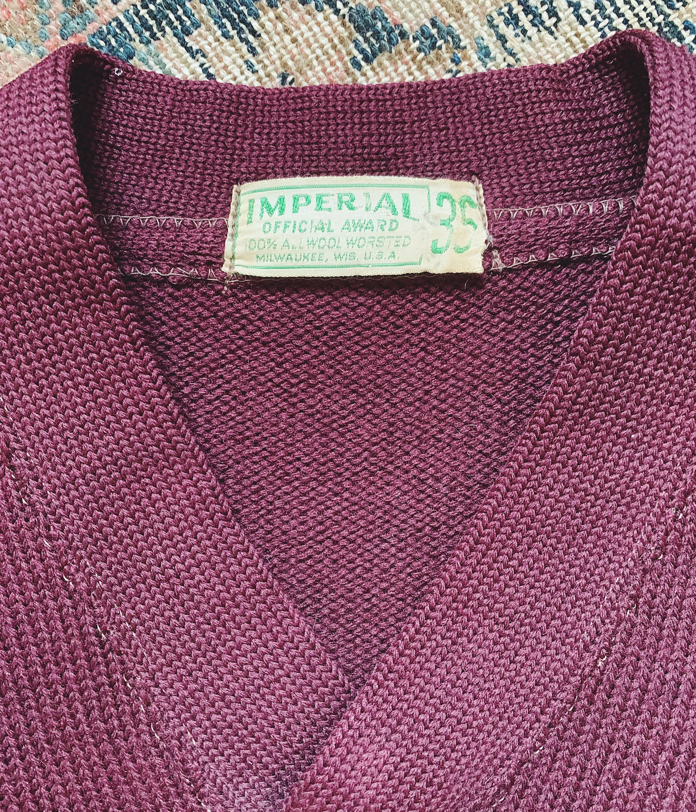 Vintage Imperial Varsity Sweater