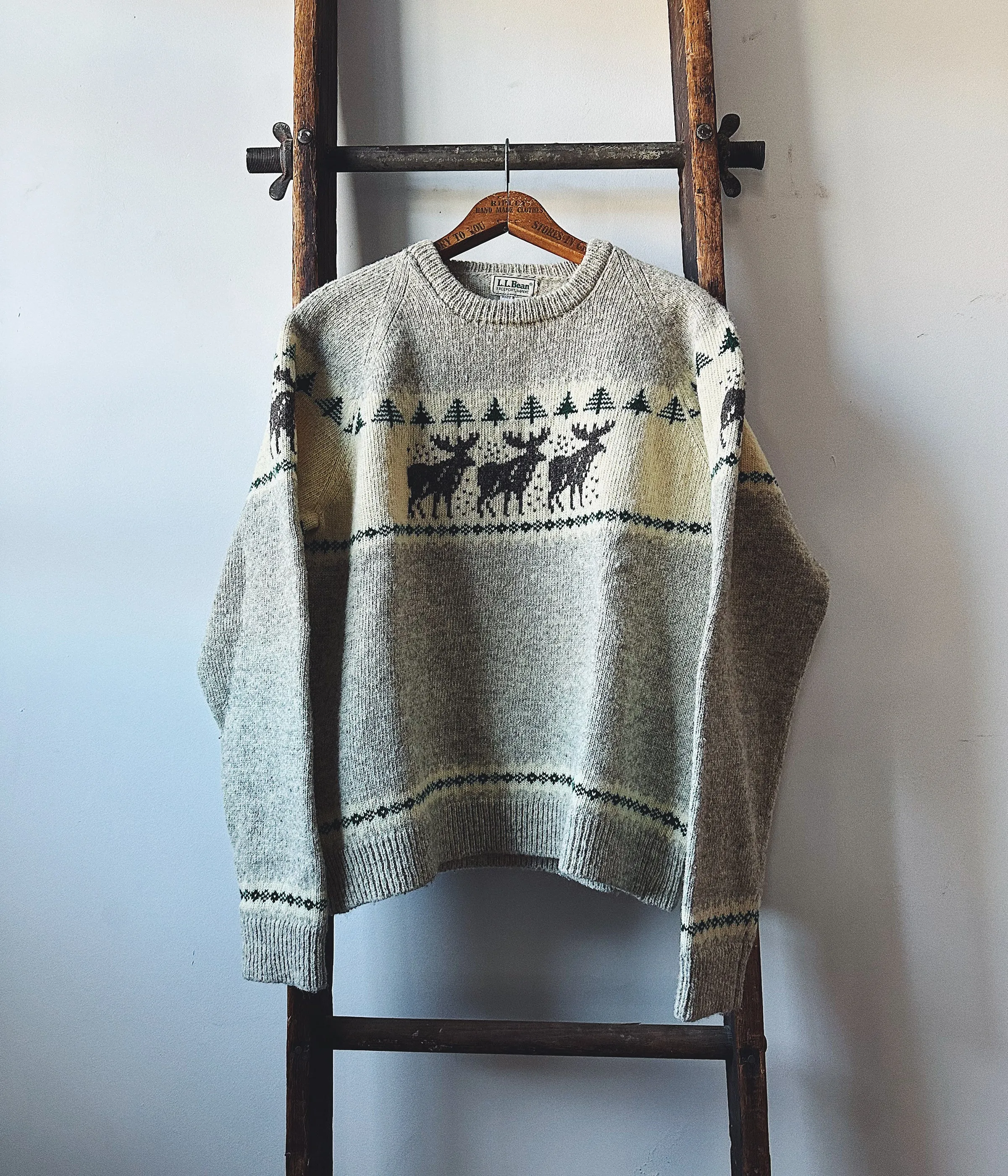 Vintage L.L.Bean Ragg Wool Sweater – Medium