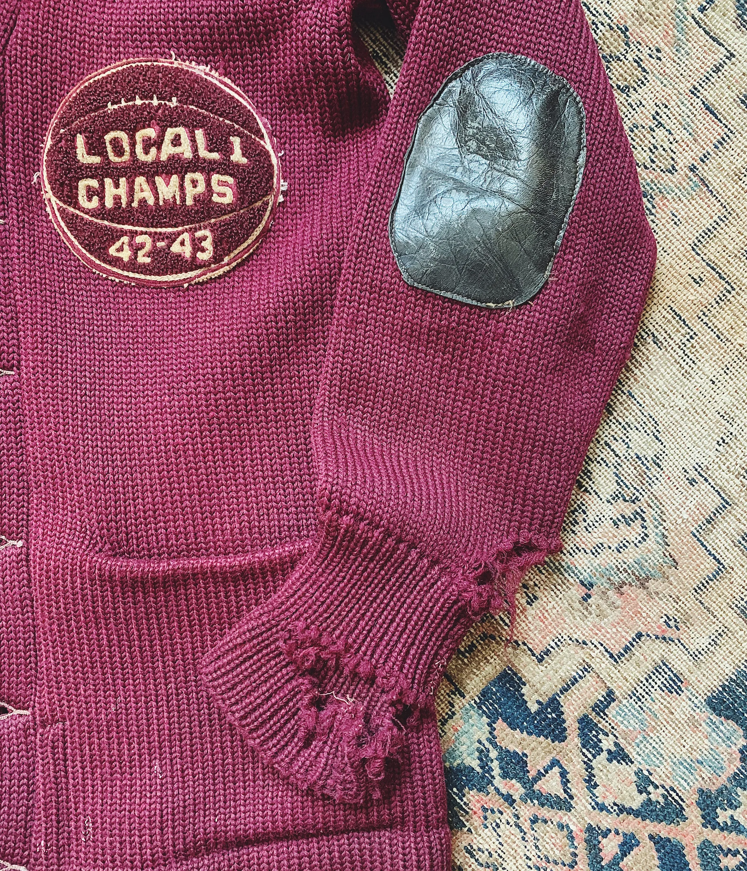 Vintage Local Champs Varsity Sweater