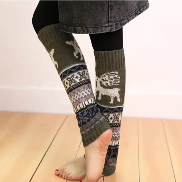 Vintage Winter New Winter Thermal Cashmere Stockings