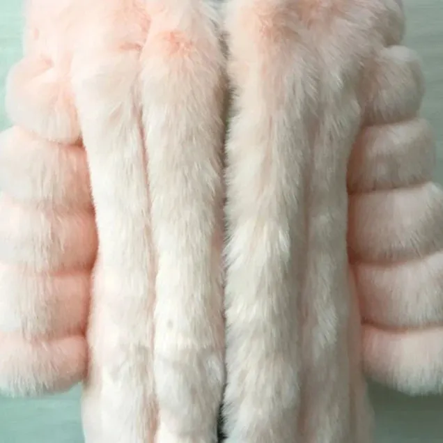 Winter Jacket Women Fashion Thick Warm Faux Fur Jackets