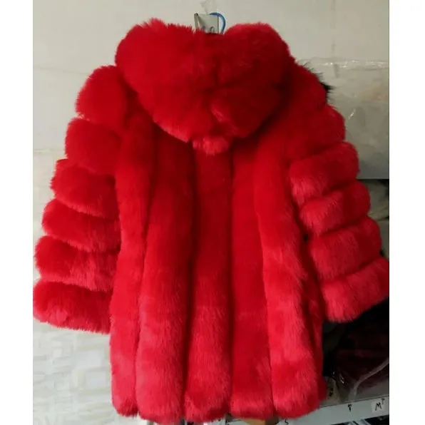 Winter Jacket Women Fashion Thick Warm Faux Fur Jackets