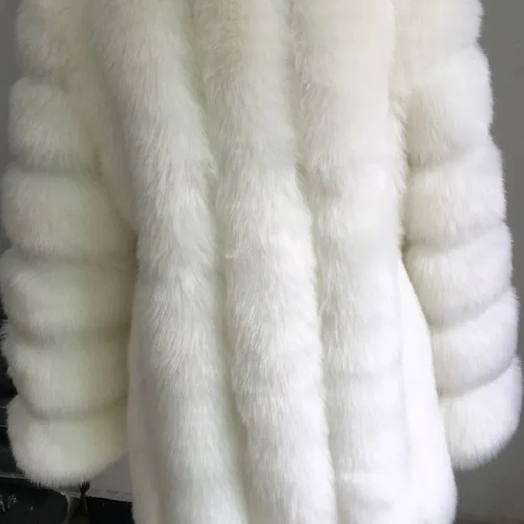 Winter Jacket Women Fashion Thick Warm Faux Fur Jackets