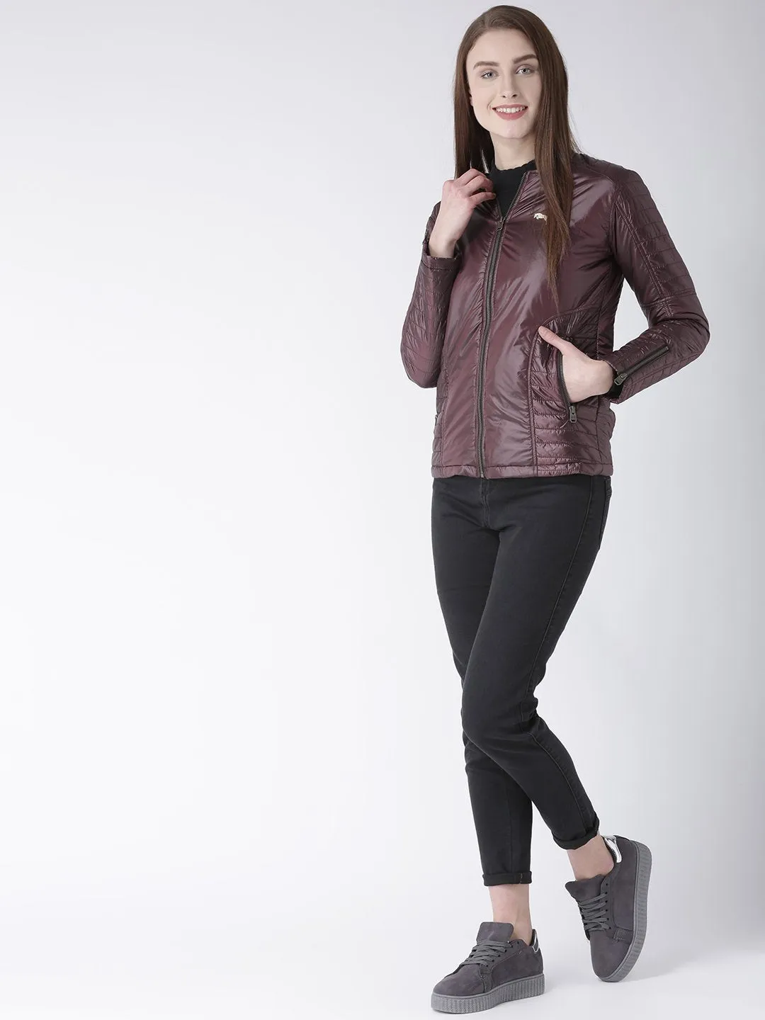 Women Long Sleeved Casual Jacket