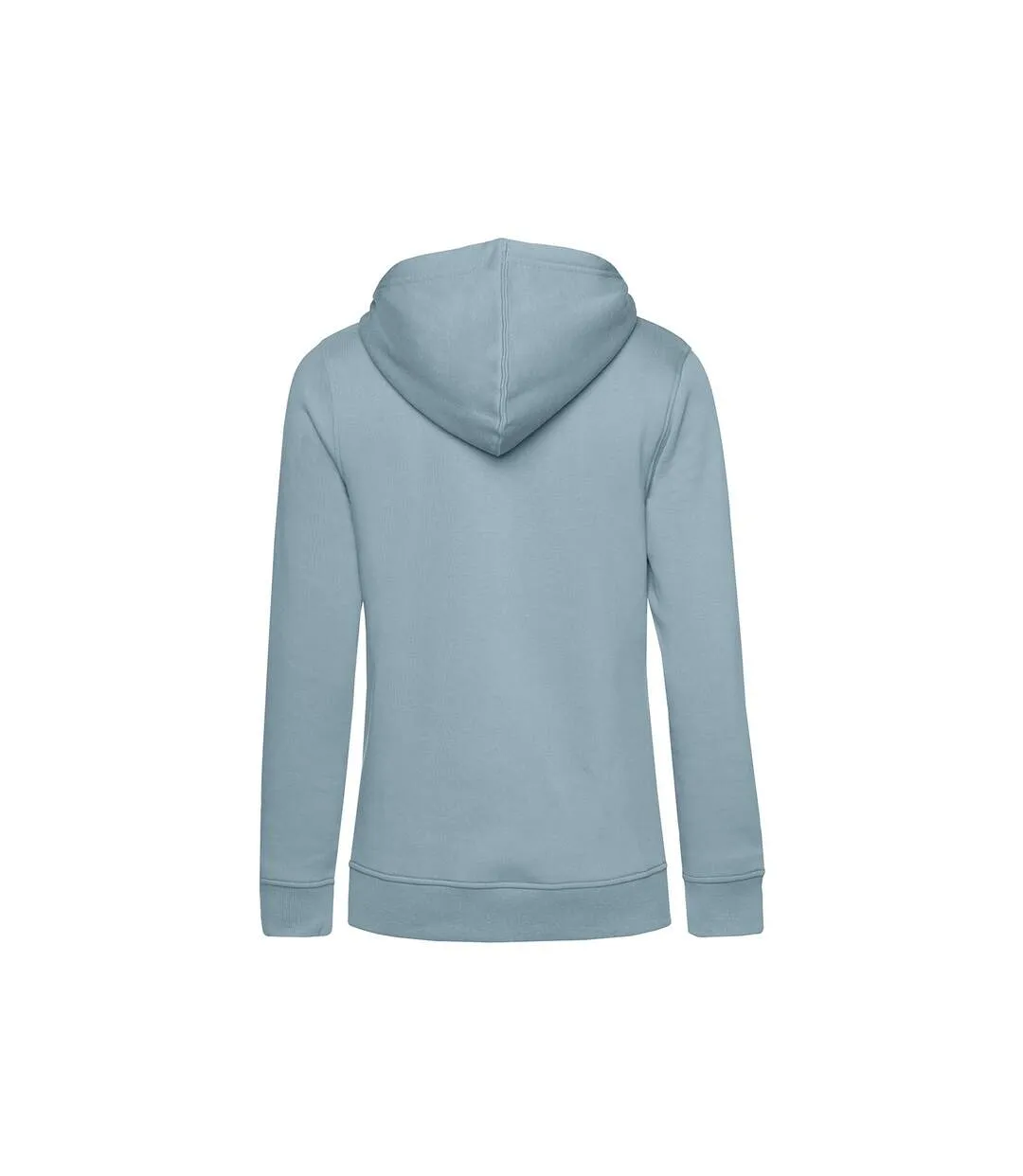 Womens/ladies organic hoodie fogle blue B&C