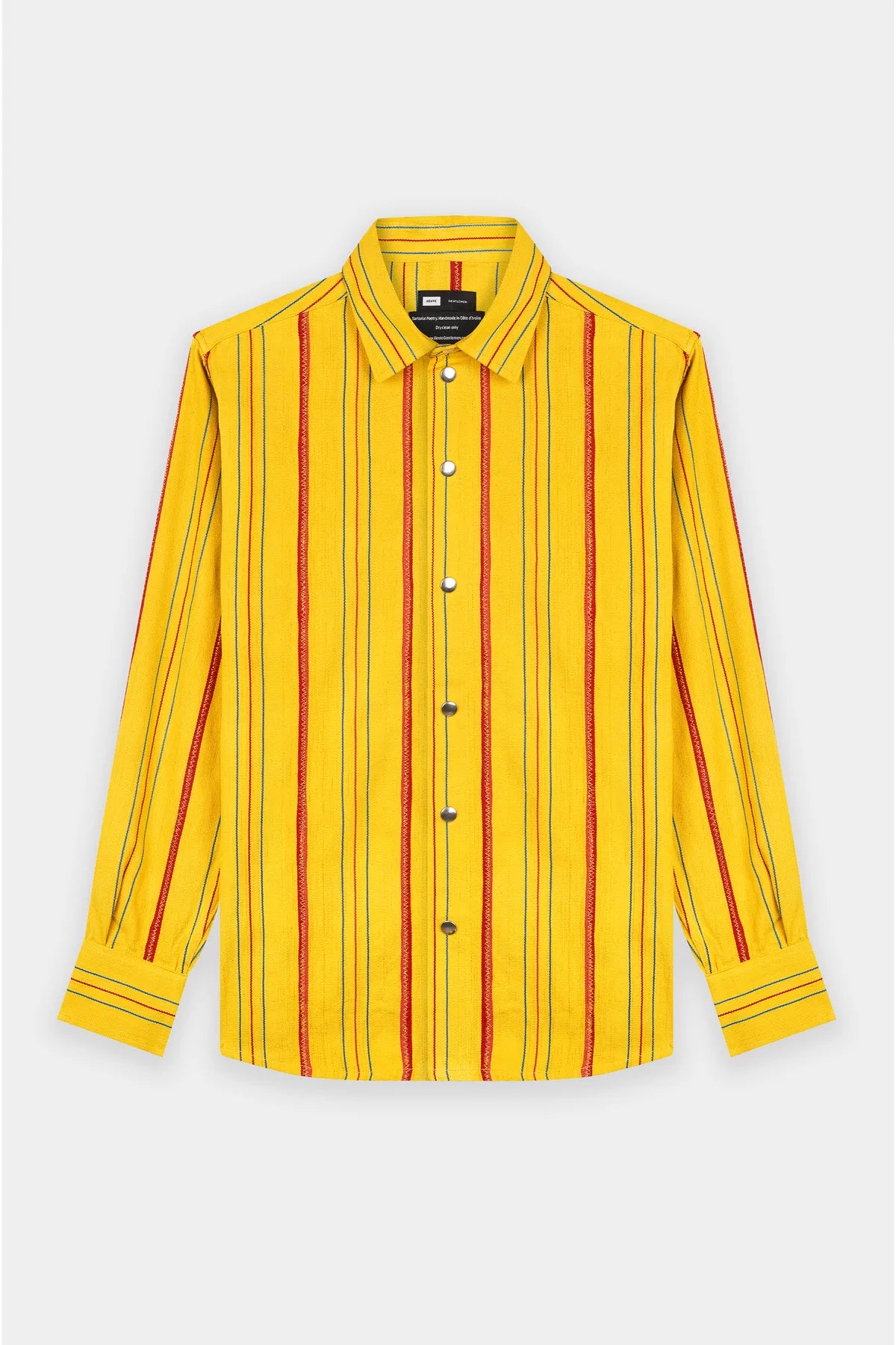 Zaggadey IV Stripe Tailored Fitted Long Sleeve Shirt