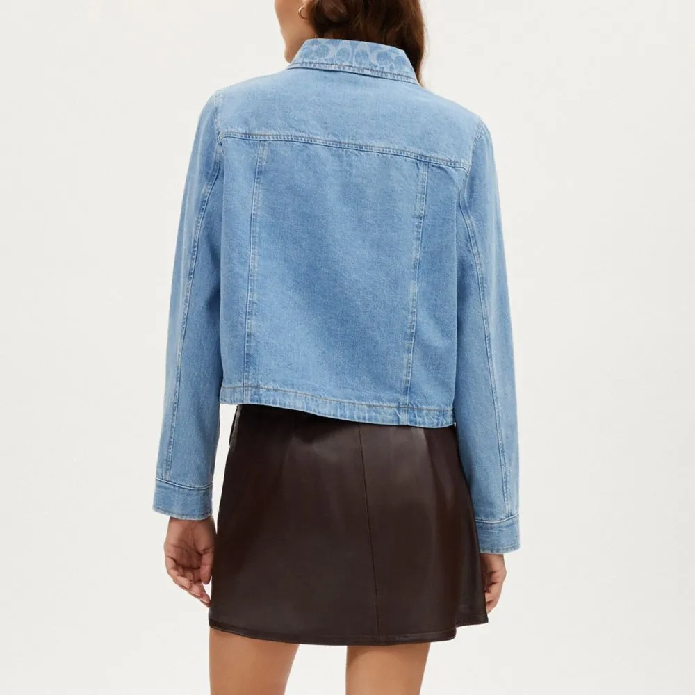 Zip Denim Jacket